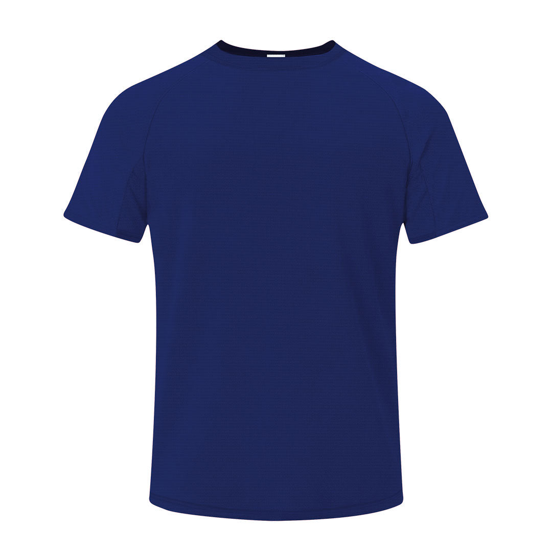 Camiseta adulto marino 100% poliéster transpirable 135g/m² vista frontal