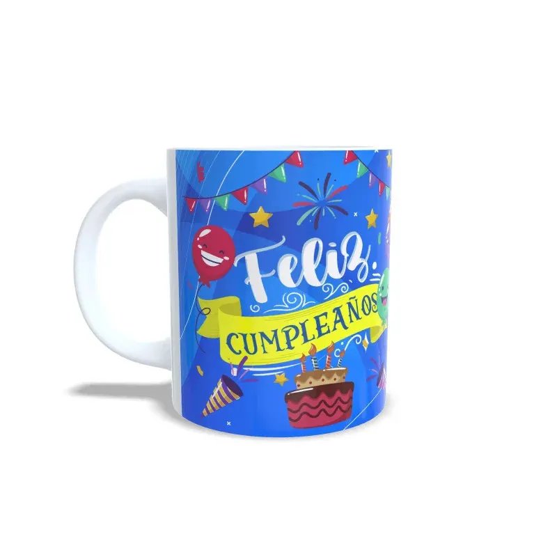 Taza "Feliz Cumpleaños" Pizza | Regalo Divertido y Original Taza "Feliz Cumpleaños" Pizza | Regalo Divertido y Original