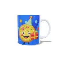 Taza "Feliz Cumpleaños" Pizza | Regalo Divertido y Original