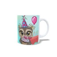 Taza Cumpleaños Búhos | Regalo Infantil/Original