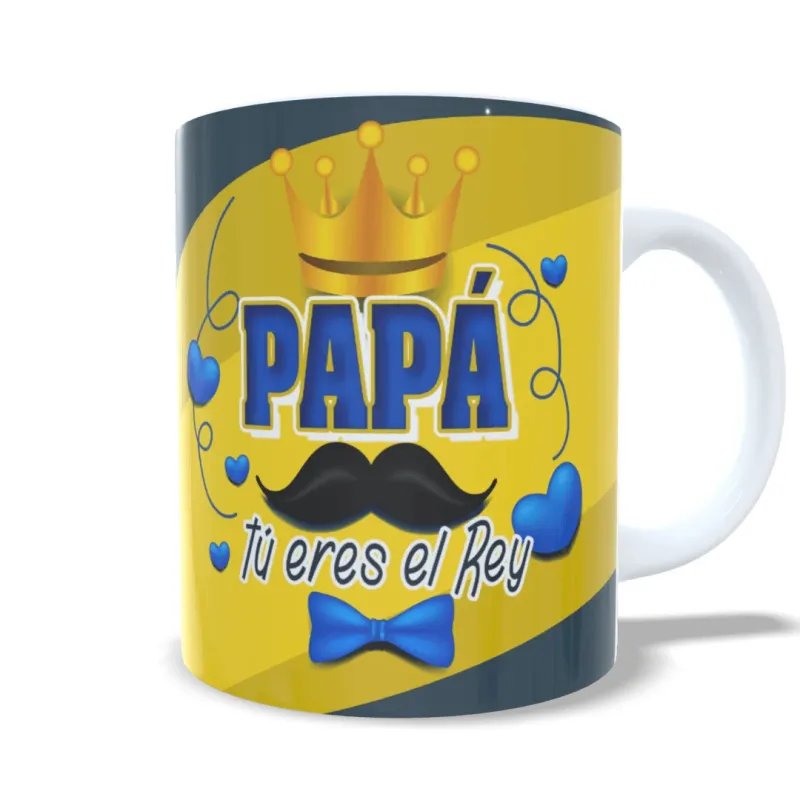 Taza Papa tu eres el Rey con Foto Taza Papa tu eres el Rey con Foto