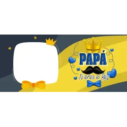 Taza Papa tu eres el Rey con Foto