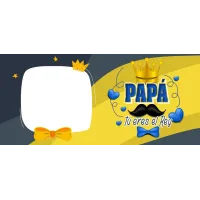 Taza Papa tu eres el Rey con Foto