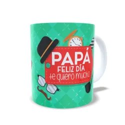 Taza Papá Feliz Dia Te quiero mucho con Foto