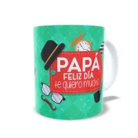Taza Papá Feliz Dia Te quiero mucho con Foto