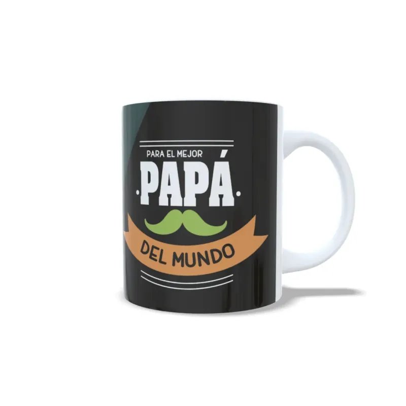Taza para el Mejor Papa del Mundo con Foto Taza para el Mejor Papa del Mundo con Foto