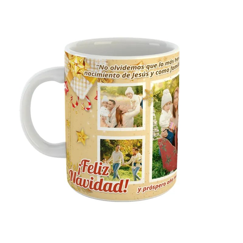 Taza Navidad con tus fotos favoritas 1596 Taza Navidad con tus fotos favoritas 1596