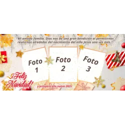 Taza Navidad con tus fotos favoritas 1593