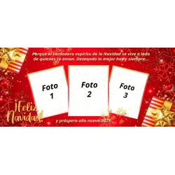 Taza Navidad con tus fotos favoritas 1595