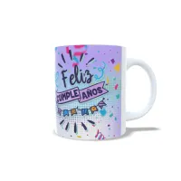 Taza "Feliz Cumpleaños" | Osito y Búhos