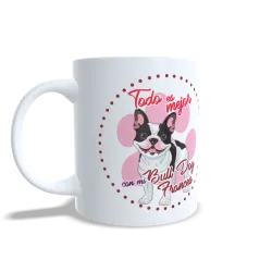 Taza Bull dog frances