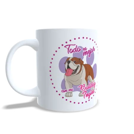 Taza Bulldog Ingles
