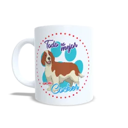Taza "Todo es Mejor con mi Cocker" - Regalo Encantador