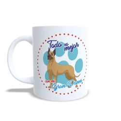 Taza "Todo es Mejor con mi Gran Danés" - Regalo Gigante