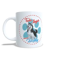 Taza "Todo es Mejor con mi Husky" - Regalo Épico Amantes de Huskies