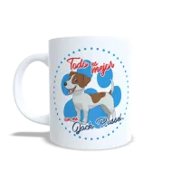 Taza "Todo es Mejor con mi Jack Russell" - Regalo Energético para Fans