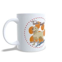 Taza "Todo es Mejor con mi Labrador" - Regalo Ideal Amantes Labrador