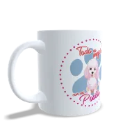 Taza "Todo es Mejor con mi Poodle" - Regalo Elegante