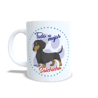 Taza "Todo es Mejor con mi Salchicha" - Regalo Original