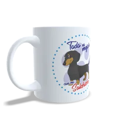 Taza "Todo es Mejor con mi Salchicha" - Regalo Original