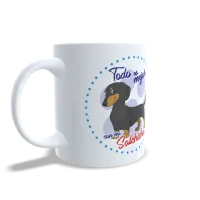 Taza "Todo es Mejor con mi Salchicha" - Regalo Original