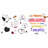 Taza "Los Mejores Amigos Vienen en Todas Formas y Tamaños"
