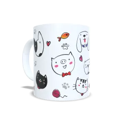 Taza "Los Mejores Amigos Vienen en Todas Formas y Tamaños"