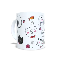 Taza "Los Mejores Amigos Vienen en Todas Formas y Tamaños"