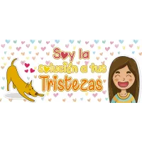 Taza "Soy La Solución A Tus Tristezas" | Mascotas