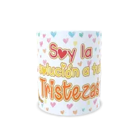 Taza "Soy La Solución A Tus Tristezas" | Mascotas