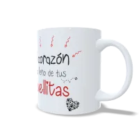 Taza "Mi Corazón Lleno de Huellitas" | Regalo Mascotas