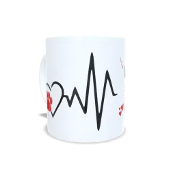 Taza "Mi Corazón Lleno de Huellitas" | Regalo Mascotas