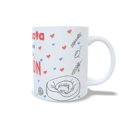 Taza "Una Mascota Deja Huella en Tu Corazón" | Regalo Animales