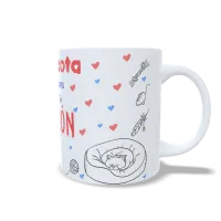 Taza "Una Mascota Deja Huella en Tu Corazón" | Regalo Animales
