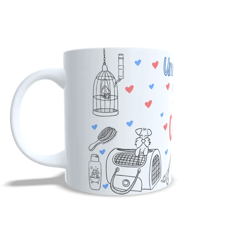 Taza "Una Mascota Deja Huella en Tu Corazón" | Regalo Animales