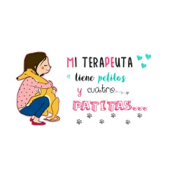 Taza "Mi Terapeuta Tiene Patitas" | Regalo Mascotas Original
