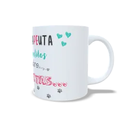 Taza "Mi Terapeuta Tiene Patitas" | Regalo Mascotas Original