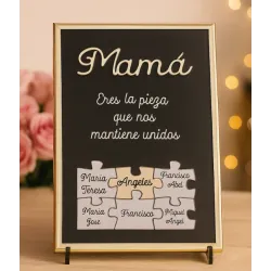 Cuadro Puzzle Metacrilato 20x30 | Nombres Personalizados