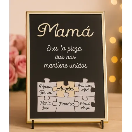 Cuadro Puzzle Metacrilato 20x30 | Nombres Personalizados