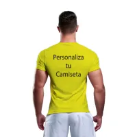 Camiseta Amarillo Flúor Transpirable | Secado Rápido