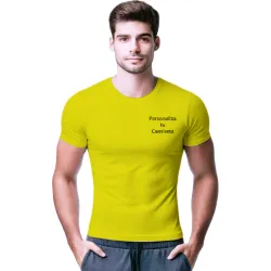 Camiseta Amarillo Flúor Transpirable | Secado Rápido