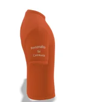 Camiseta Naranja Flúor Transpirable | Secado Rápido