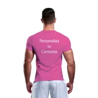Camiseta Rosa Flúor Transpirable | Secado Rápido