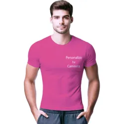 Camiseta Rosa Flúor Transpirable | Secado Rápido