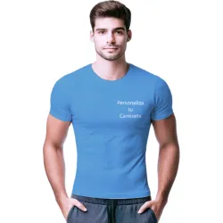 Camiseta Azul Celeste Transpirable | Secado Rápido