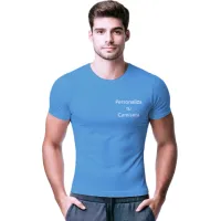 Camiseta Azul Celeste Transpirable | Secado Rápido