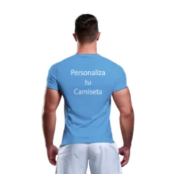 Camiseta Azul Celeste Transpirable | Secado Rápido