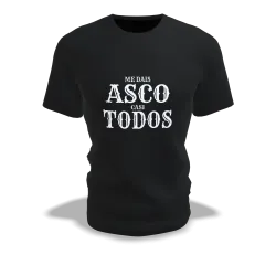 Camiseta Provocadora "Me Dais Asco casi Todos" - Estilo Único