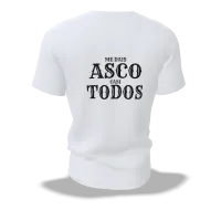 Camiseta Provocadora "Me Dais Asco casi Todos" - Estilo Único
