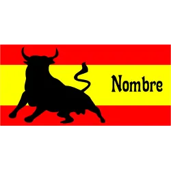 Taza Personalizada Toro & Bandera España | Regalo Original